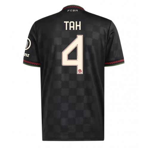 Lacne Muži Futbalové dres Bayern Munich Jonathan Tah #4 2025-26 Krátky Rukáv - Tretina
